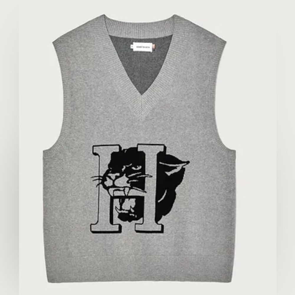 Honor The Gift HTG Mascot Sweater Vest | gray